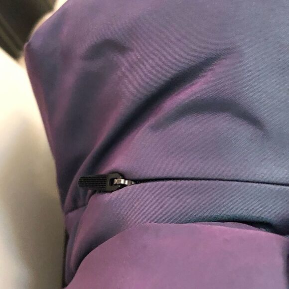 All in motion gray packable hood chunky puffer jacket winter coat nylon 7/8 - Picture 5 of 13